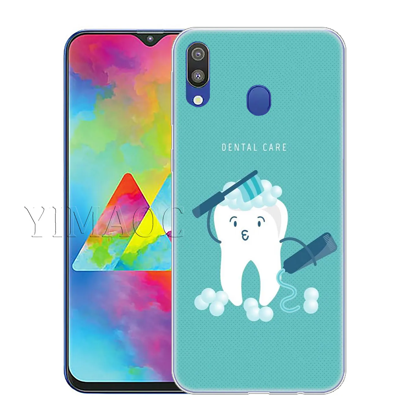 YIMAOC милые зубов Стоматолог зуб LoveClear мягкий чехол для Samsung Galaxy A70 A60 A50 A40 A30 A20 A10 M10 M20
