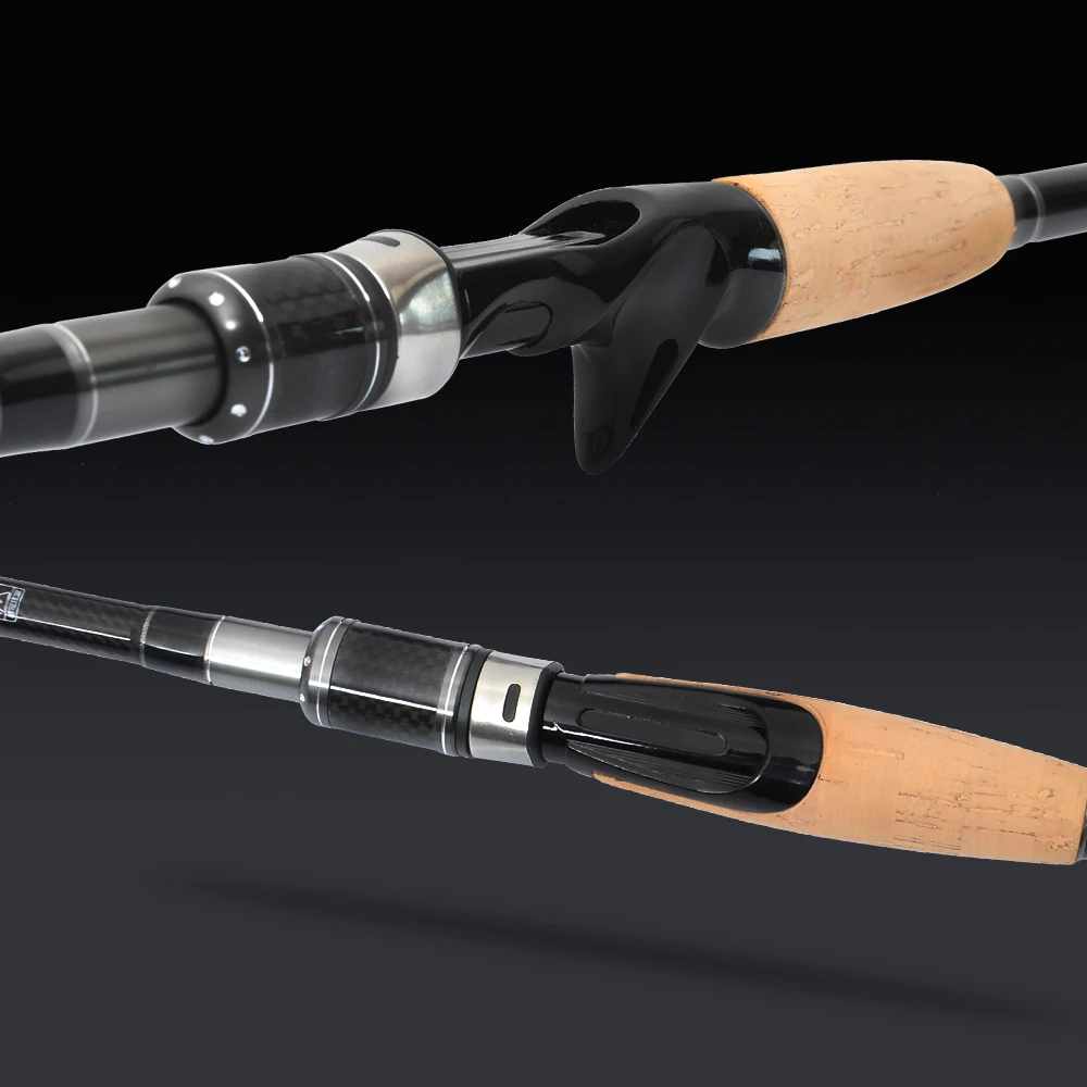 Najtaniej Wędka podróżna Carbon Spinning Casting wędka 2.1 2.4 2.7m 3m M moc 4 sekcje pręty vara de pesca wędka karpiowa