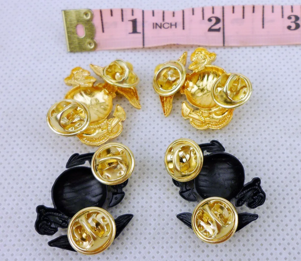 Набор USMC PIN US морской корпус морской пехоты Эмблема INSIGNIA Воротник значок мировой военный магазин