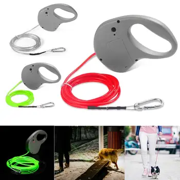 

LED collar Dog Leash Luminous light running Pet Traction Rope Dog Traction Glowing Leashes Accessories Dog Supplies puppy Cats