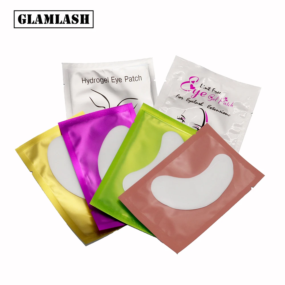 GLAMLASH 50 парт/лот/упаковка новые бумажные накладки подушечки под глаза для