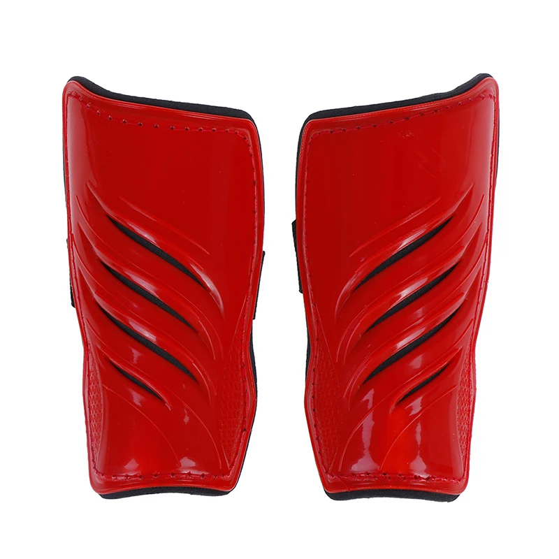 1 пара спортивные защитные щитки для футбола детские защитные щитки для ног футбольные налокотники для ног дышащие - Цвет: Blue