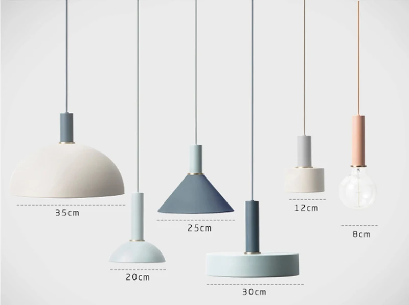 Дания дизайнерские цветные подвесные светильники для кухни, спальни, прикроватной тумбочки, мини-бар, подвесная люстра для помещений, скандинавский подвесной светильник