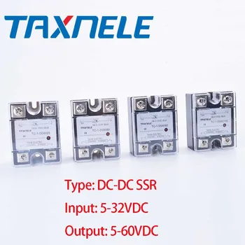 

DC-DC SSR solid state relay SSR-25DA SSR-10DA SSR-40DA input 5-32VDC output 5-60VDC SSR 40A SSR with Protective cover SSR DC-DC