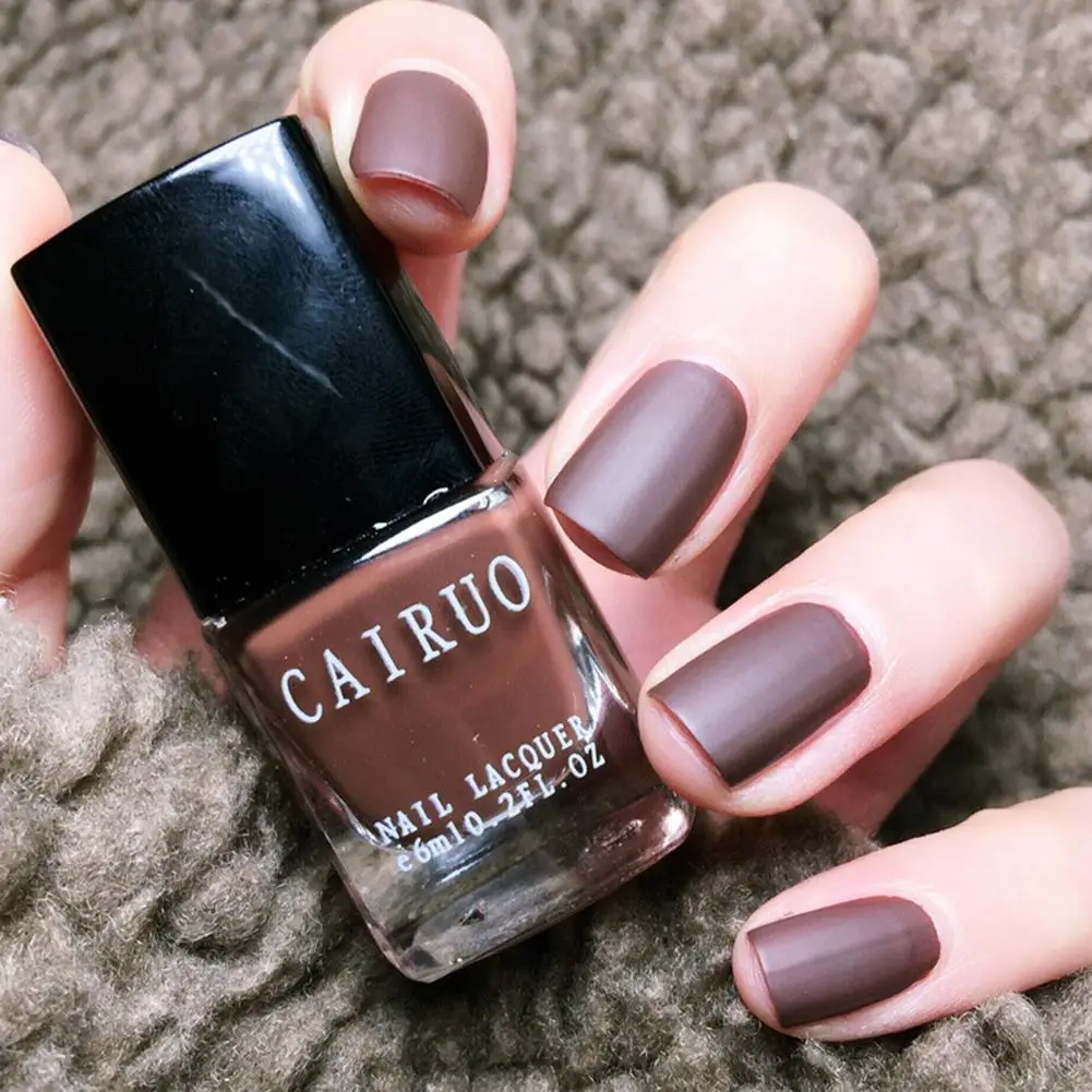 

HOT SALE Matte Nail Polish Silk Velvet Long Lasting Nontoxic Quick Dry Varnish