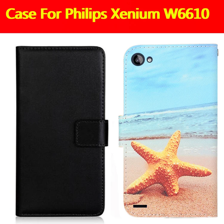 Чехол-книжка из искусственной кожи в стиле ретро для Philips Xenium W6610 W6618 чехол