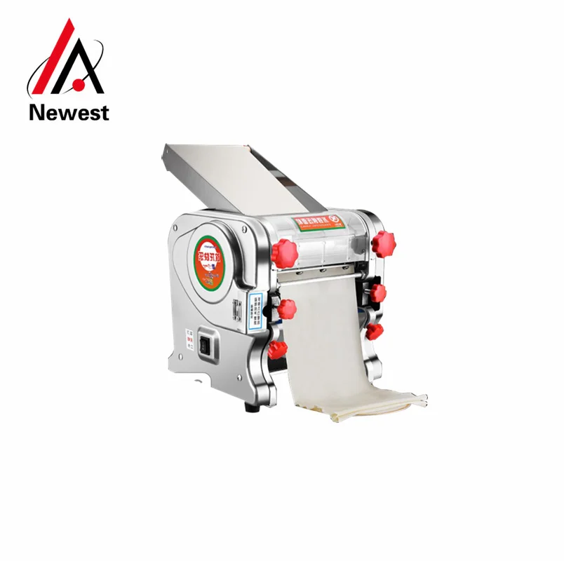 

Electric Stainless steel Pasta Maker Automatic Noodle Pressing Machine Commercial Spaghetti Dough Cutter Dumpling Roller