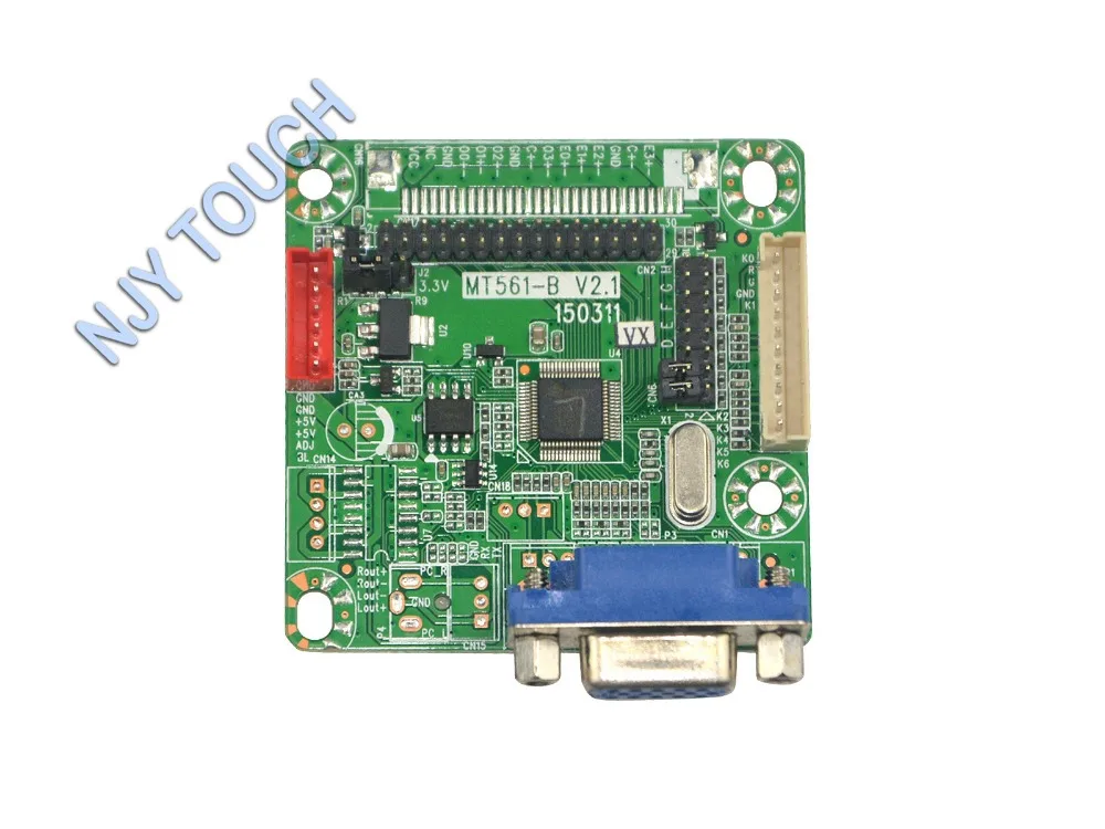 

NEW Powerful Universal VGA LCD Controller Board for easy DIY LVDS panel 10inch to 42inch up to 1920x1080 optional by jumper