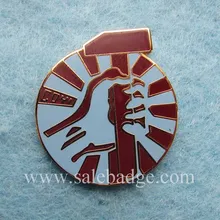 Изготовленный На Заказ молоток с металлическим логотипом значок