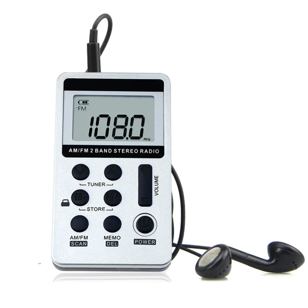 EStgoSZ Portable Radio FM/AM Digital Portable Mini Receiver With Rechargeable Battery& Earphone Radio Recorder+Lanyard цена EStgoSZ Portable Radio FM/AM Digital Portable Mini Receiver With Rechargeable Battery& Earphone Radio Recorder+Lanyard цены онлайн
