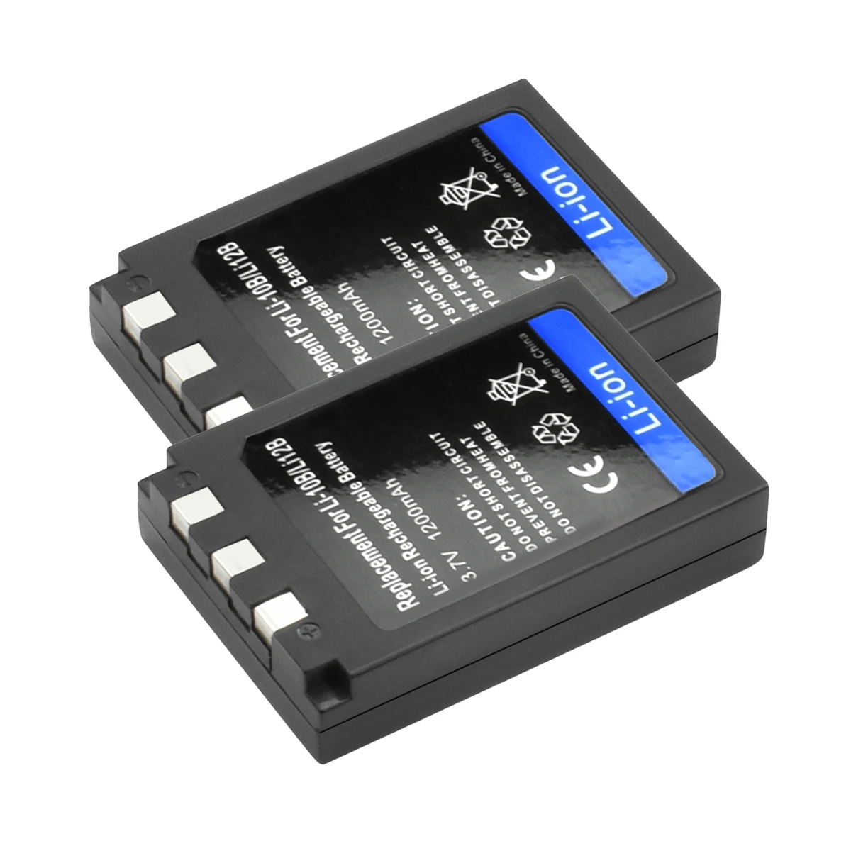 

2X 1200mAh Li-10B Li10B Li 10B Li-12B Li12B Li 12B Camera Battery For Olympus C-50 C-760 FE-200 IR-500 X-1 X-2 X-3 C-760 L15