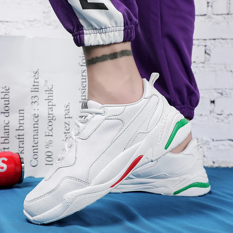 

2019 spring shoes men's breathable mesh casual shoes men's comfortable fashion flat shoes 5