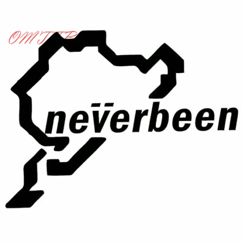 for bmw benz audi kia mazda toyota Racing Road Nurburgring Creative Fashion Window Stickers for Ferrari Lamborghini Car Styling