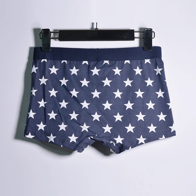 Cotton Boxers Men 365 Underpants Boxer Weed Brand Underwear Men Cuecas Navy Star Dot Funny Boxer Shorts For Men Panties 2Pcslot02