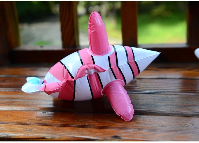 2pcs Seafood Inflatable Sea Animals Tropical Fish Adornment Animal Toys Bath Water Colorful Pvc The Kindergarten Toy Child Gift 3