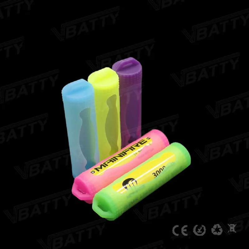 

Wholesale price 18650 Battery holder Silicone Cases 18650 case Colorful Battery box For E-cig 18650 battery