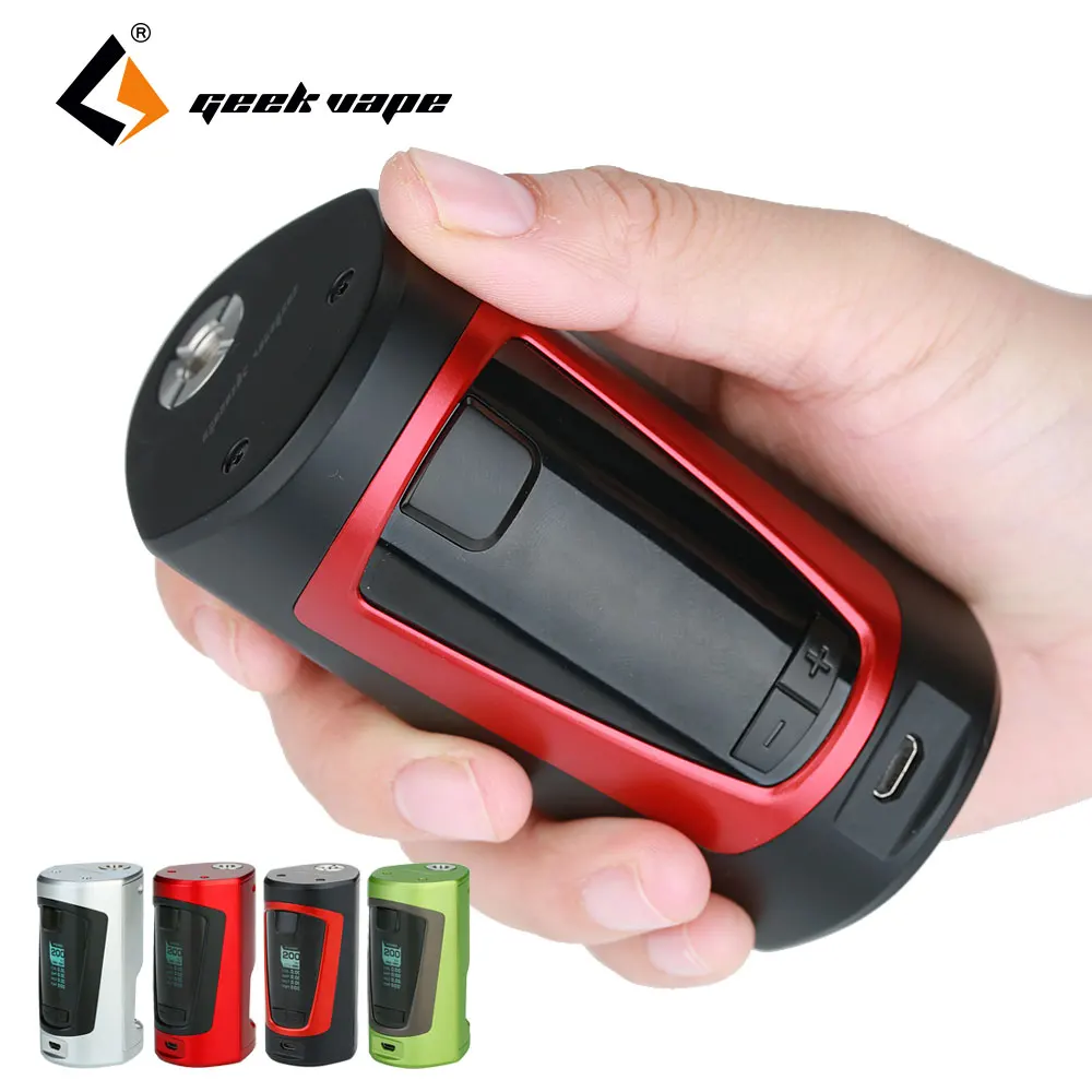 

Original 200W GeekVape GBOX Squonker TC Box MOD Matches with Radar RDA Tank Atomizer 8ml Bottle Capacity Ecig Mod Box No Battery
