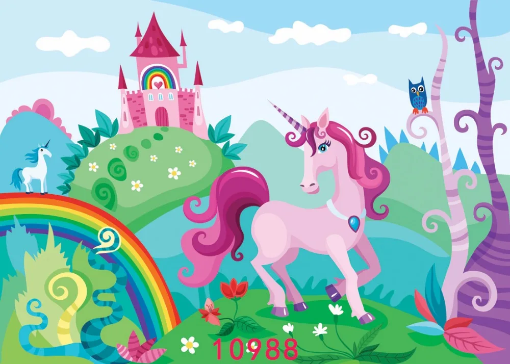 sjoloon cartoon unicorn party happy world photography unicorn word