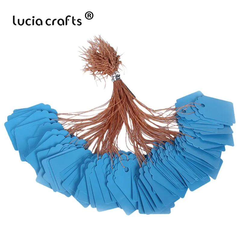 Lucia crafts 24 шт./100 шт. 2,5*3,5 см одежды бирки, ценники Знаки цветочный ярлыки для растений метки I0808