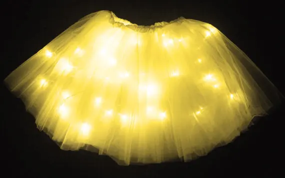 Юбка пачка для девочек со светодиодной подсветкой|skirt|fro |