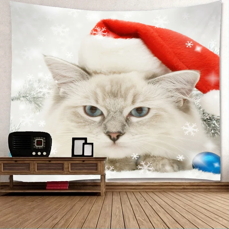 Натуральный живописный Рождественский гобелен, настенный пейзаж, настенное полотенце, коврик для йоги, одеяло, скатерть, декоративные ковры - Цвет: color21