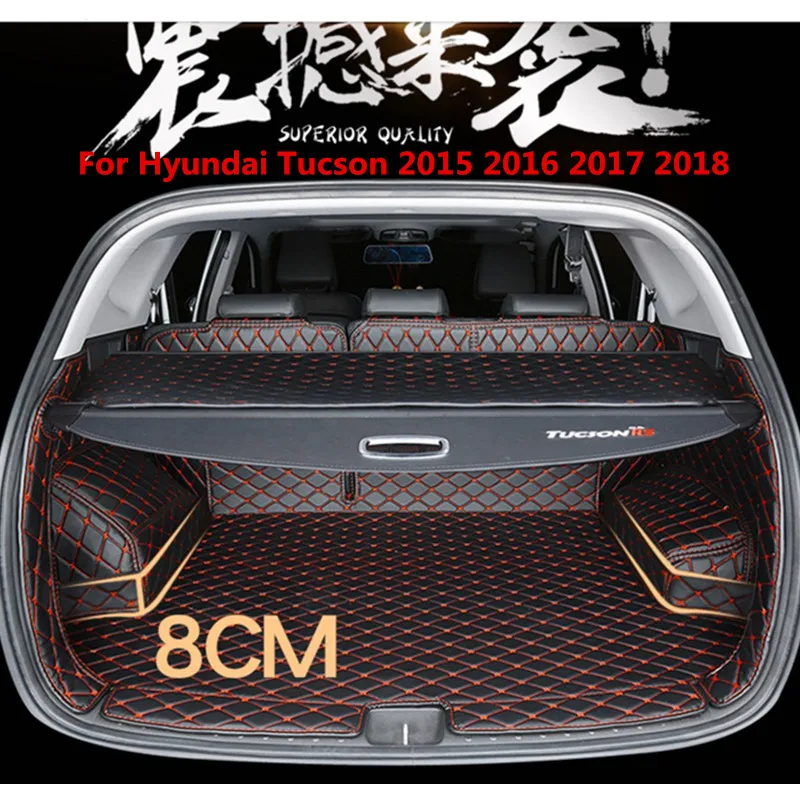 Коврик для багажника автомобиля для hyundai Tucson грузовой лайнер аксессуары для интерьера коврик для автомобиля Стайлинг коврик для багажника