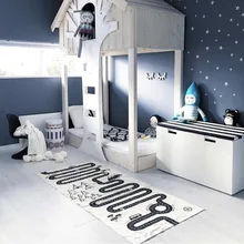 Игровой коврик для детей в клетку с буквенным принтом, игровые коврики, хлопковые игры, ковер, украшение комнаты, детские постельные принадлежности, детский Подарочный коврик с номером