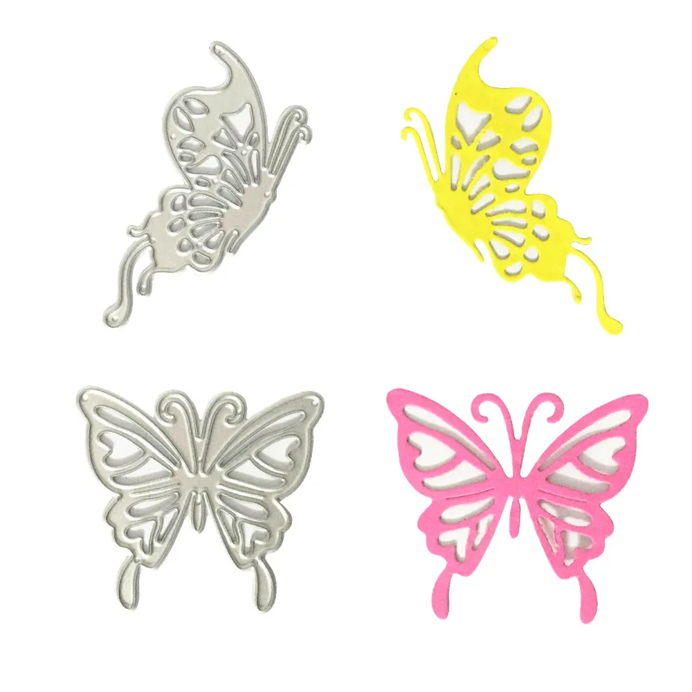 

2pcs/set butterflies Stencils Die cut Metal Cutting Dies For DIY Scrapbooking Photo Album Paper Card Decorative Template 2 Style