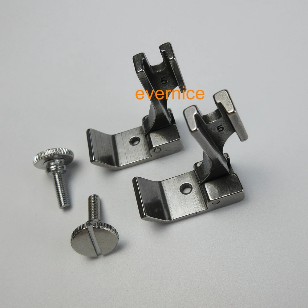 

2 Sets Turn Up Toe Hemming High Shank Foot S542 For Industrial Sewing Machine