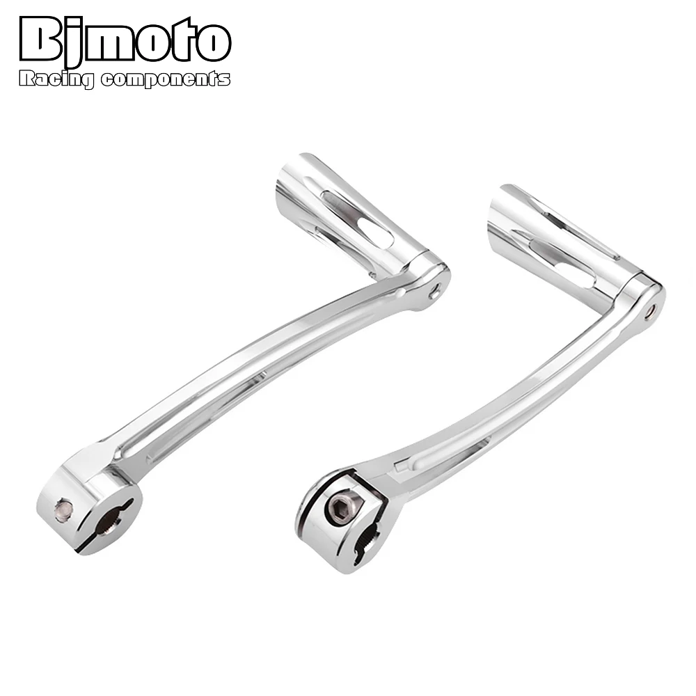 

BJMOTO Motorcycle Parts Edge Cut Heel/Toe Shift Lever w/ Shifter Peg For Harley Touring Street Glide Road King Tri Glide 08-17