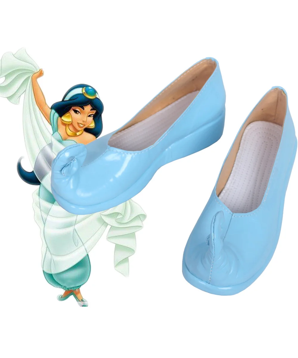 

Anime Aladdin and the magic lamp Jasmine Princess Shoes Custom-Made