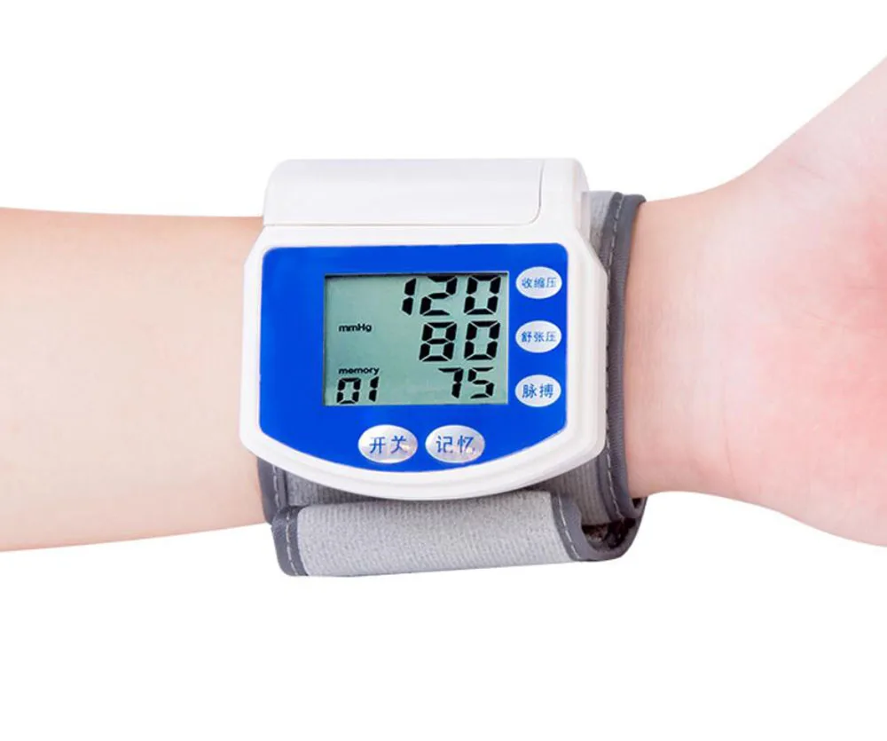 Pergelangan Tangan Otomatis Elektronik Sphygmomanometer Rumah Darah Alat Ukur Tekanan Dalam Bahasa Inggris Aliexpress