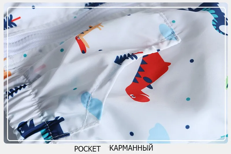 CROAL CHERIE 80-130cm Cute Dinosaur Printing Windbreaker Boys jacket for Kids girls Trench Coats 2018 Spring Children Clothes  (8)