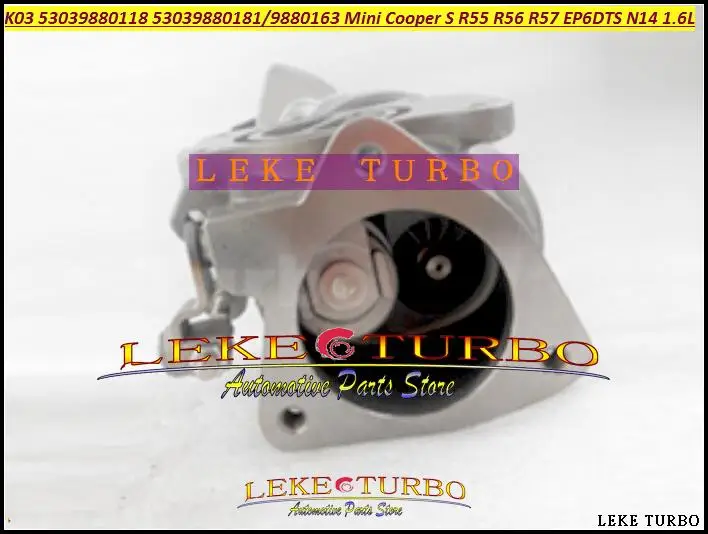 K03 53039880118 53039880181 53039880163 53039700118 53039700181 53039700163 Turbo Turbocharger For Mini Cooper S R55 R56 R57 2009-12 EP6 DTS EP6DTS N14 CDTS 1.6L 135KW (1)