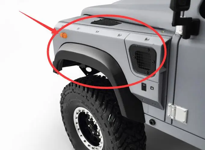 Широкоугольный Радиоуправляемый грузовик KAHN масштаб 1/10 RC4WDD D90/110 Defender ROVER LAND