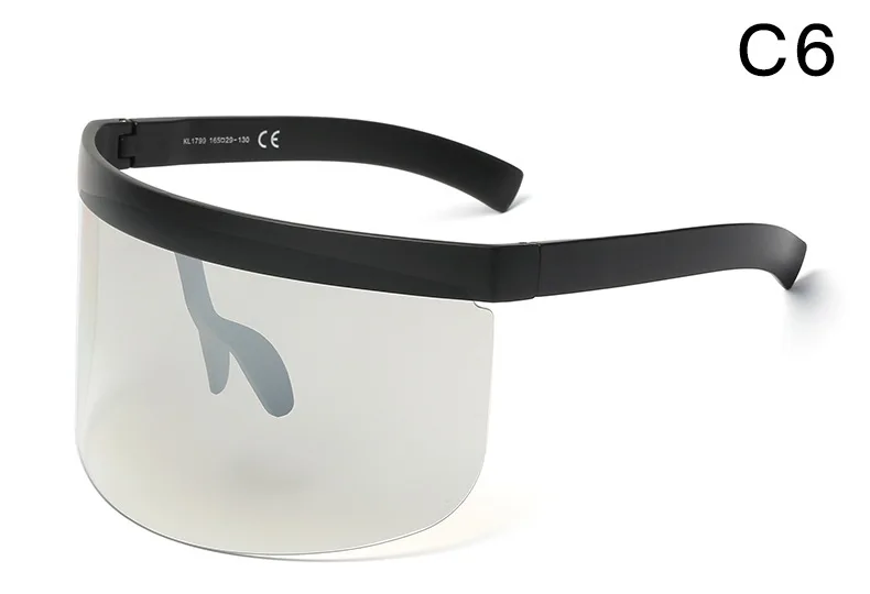 CCSPACE 9 цветов, солнцезащитные очки с покрытием для лица, большие линзы, маска для мужчин и женщин, брендовые очки, дизайнерские модные мужские и женские очки 45339