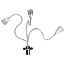 Растут свет, светодиодные лампы для роста растений для комнатных растений, плавная регулировкая яркости 15W 15W СИД лампы красные, синие спектра, 3-головка разделить Управление Регул