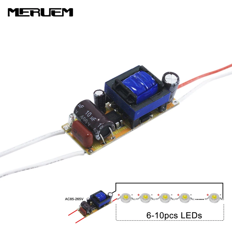 Бесплатная доставка; 5 предметов/партия 6-10x3w светодиодный драйвер Вход AC85-265V Питание 550mA Трансформаторы освещения 18 Вт 21 Вт 24 Вт 27 Вт 30 Вт