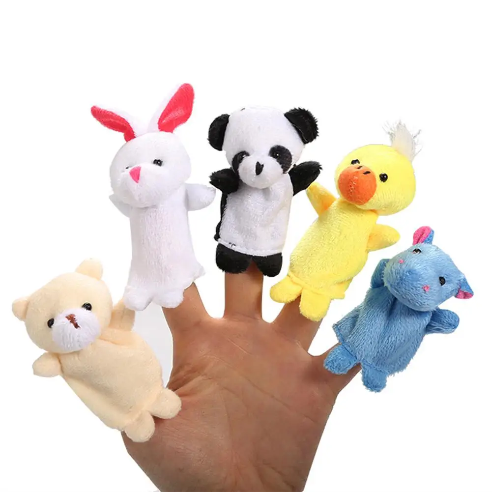 

10PCS/Set Children Finger Doll Baby Storytelling Partner Plush Toy with Random Style