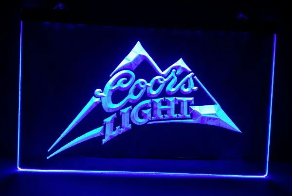 B-18 светлое пиво Coors Бар Паб Клуб 3d вывески светодиодный неоновый свет вывеска