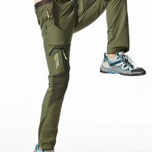NUONEKO séchage rapide amovible randonnée pantalon extérieur 6XL hommes été respirant Shorts hommes montagne Camping Trekking pantalon PN09