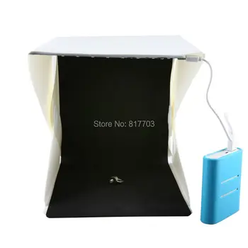 

Portable personal photography studio Mini foldable softbox with USB LED light high Lighting High Quality