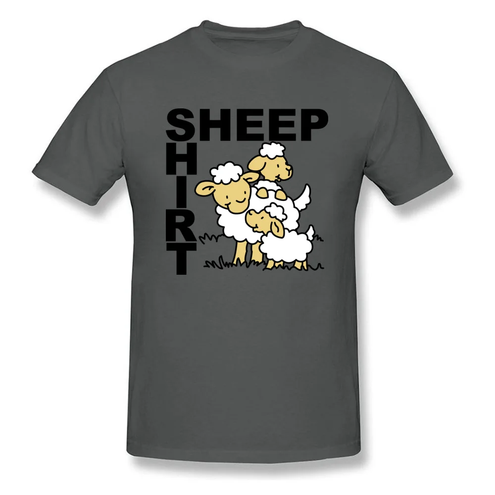 Sheep Shirt NEW YEAR DAY 100% Cotton Round Collar Tops T Shirt Short Sleeve Casual Tee-Shirt Slim Fit Custom T-Shirt Sheep Shirt carbon