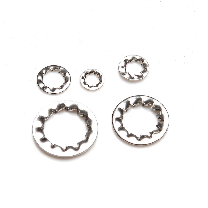

304 M3-M20 internal serrated locking stainless steel gasket