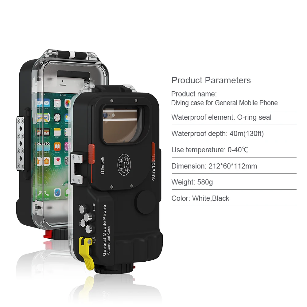 Universal Waterproof case For Samsung Galaxy S8 S9