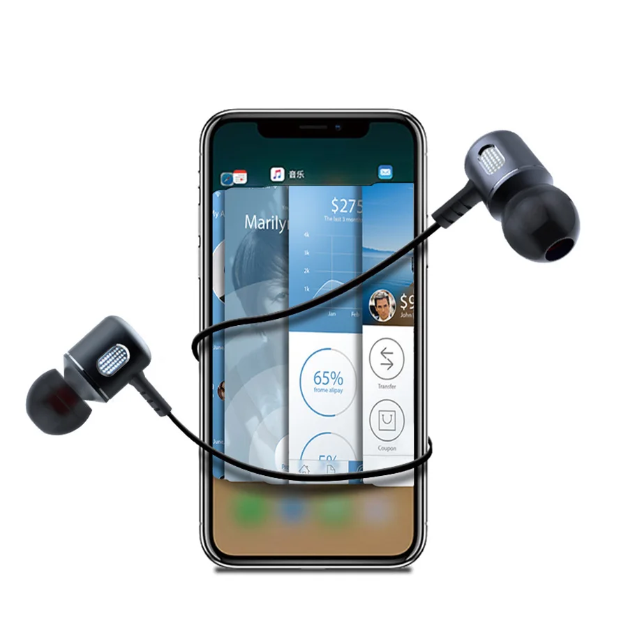 -Вкладыши bluetooth наушники Спорт Музыка наушники Беспроводной гарнитура для apple iphone samsung meizu xiaomi Android блютуз головной телефон