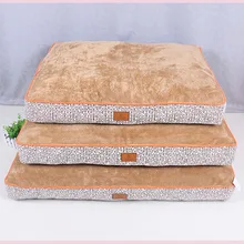 Soft Thicken Puppy Cat Cushion Small/Medium/Large Cat Bed Pet Sofa Mat Comfortable Detachable Resistance to Bite Large Dog Bed
