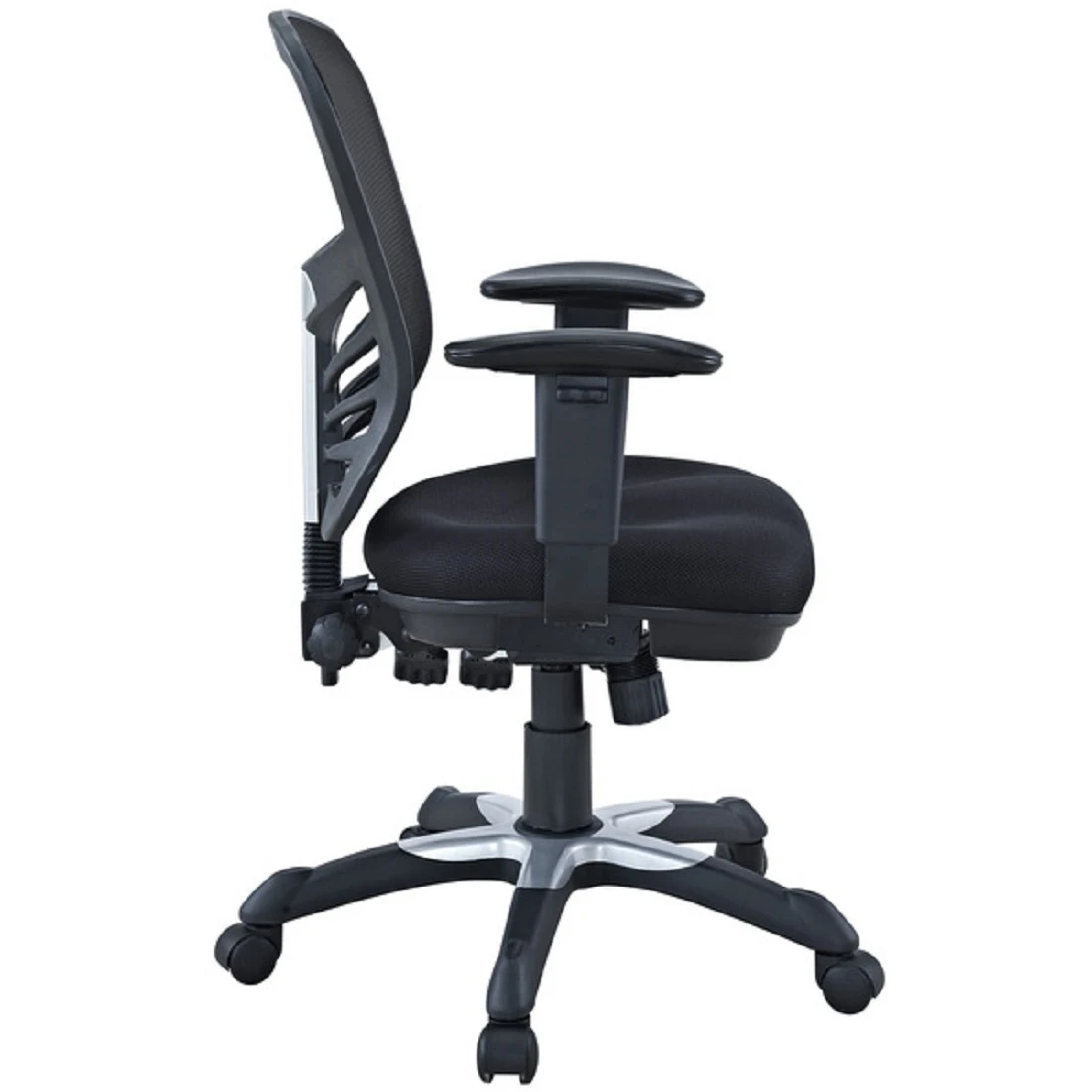 Governor Executive Mesh High-Back Adjustable Office Chair in Black- Set of 2