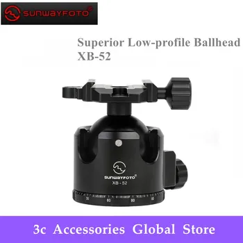 

SUNWAYFOTO XB-52 Low-Profile Tripod head for DSLR Camera Tripode Ballhead Professional Monopod Panoramic Tripod Ball Head