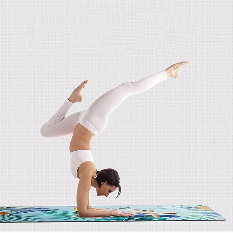

Free shipping natural rubber personalized yoga mat suede yoga mat fitness travel microfiber custom eco friendly yoga mat